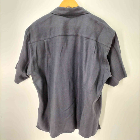 ジョンスメドレー JOHN SMEDLEY シルクリネン オープンカラー S/S シャツ メンズ JPN:L