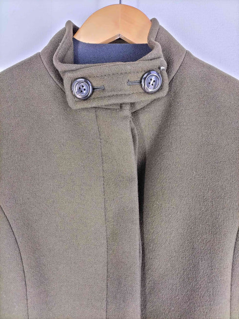 マイケルマイケルコース Michael Michael Kors ウール チンストラップ スタンドカラーハーフコート レディース UK:6