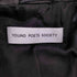 young poets society Leather jacket Elea rough boxy chain 223 black レディース import:XL