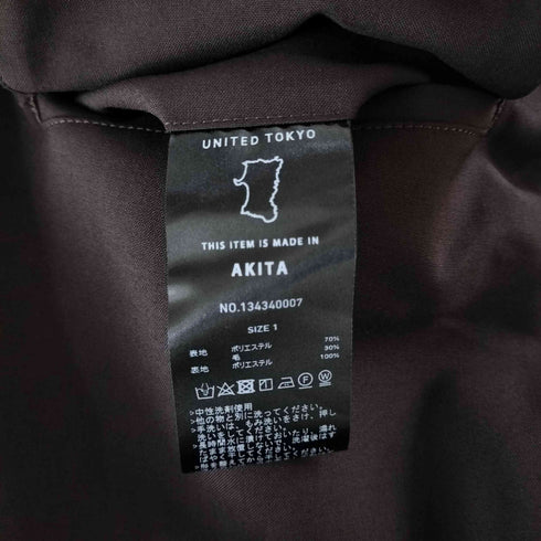 ユナイテッドトウキョウ UNITED TOKYO SUMMER WOOL イージーストレートパンツ メンズ JPN:1