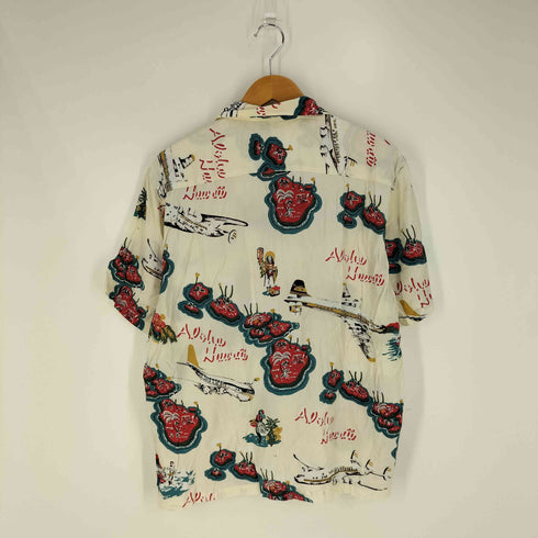 レインスプーナー Reyn Spooner 総柄 S/S オープン アロハシャツ メンズ L