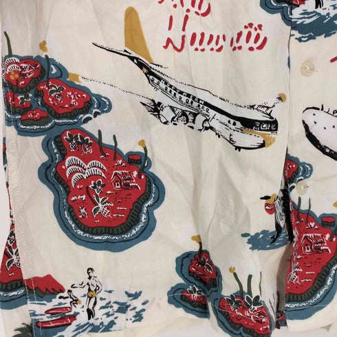レインスプーナー Reyn Spooner 総柄 S/S オープン アロハシャツ メンズ L