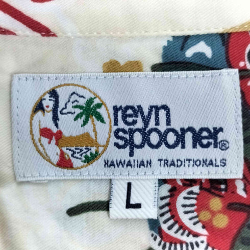 レインスプーナー Reyn Spooner 総柄 S/S オープン アロハシャツ メンズ L