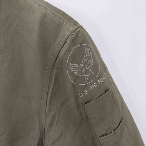 ユーエスエアーフォース U.S. AIR FORCE B-15 フライトジャケット スプリングCROWN ZIP メンズ
