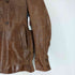 costume homme made in italy レザー ハーフコート メンズ 46