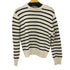 ザラ ZARA ショルダーボタン コットンボーダーニット レディース import:M