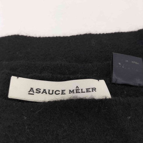 アソースメレ asauce meler ウール大判フリンジストール レディース