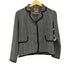 MARDINI MADE IN ITALY ウールヘリンボーンジャケット レディース