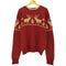 ポロバイラルフローレン Polo by RALPH LAUREN 90s HANDKNIT ウール100 ノルディック柄 ハンドニット メンズ import:L