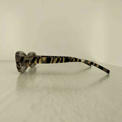 SZADE PAGE ZEBRA HUSTLER BROWN POLARISED ゼブラ柄 スクエア サングラス メンズ