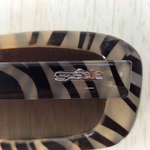 SZADE PAGE ZEBRA HUSTLER BROWN POLARISED ゼブラ柄 スクエア サングラス メンズ
