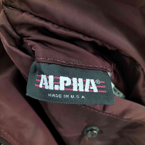 アルファインダストリーズ ALPHA INDUSTRIES フライトジャケット メンズ JPN:S