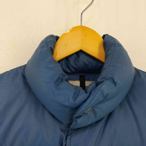 ザノースフェイス THE NORTH FACE 80s MADE IN USA 茶タグ リップストップ ダウンベスト メンズ import:L