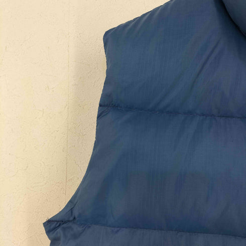 ザノースフェイス THE NORTH FACE 80s MADE IN USA 茶タグ リップストップ ダウンベスト メンズ import:L