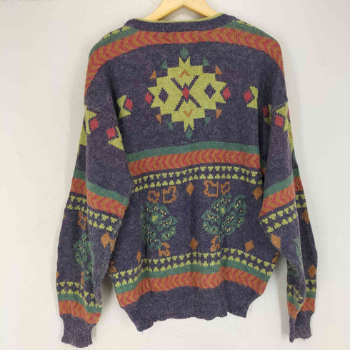 BEST CLOTHING 総柄クルーネックニット メンズ JPN:L