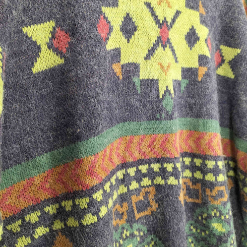 BEST CLOTHING 総柄クルーネックニット メンズ JPN:L