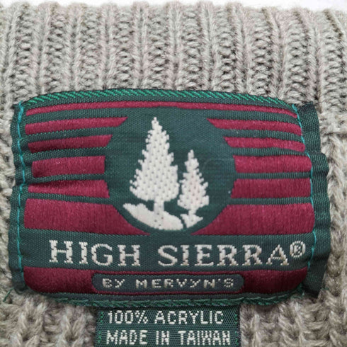HIGH SIERRA ボーダー柄アクリルニット メンズ JPN:L