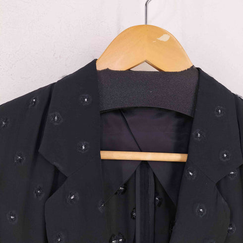 バッカ BACCA 23SS JACKET ブラックフラワーソフトジャケット レディース JPN:36