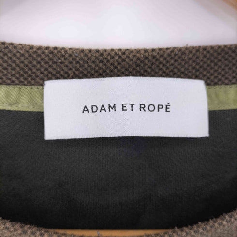アダムエロペ Adam et Rope 7分袖 鹿の子カットソー メンズ JPN:L
