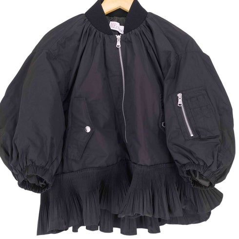 レッドヴァレンティノ RED VALENTINO Pleated Flounce Bomber Jacket レディース EUR:38