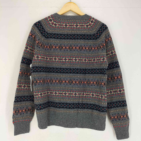 ジェイクルー J.CREW 総柄ラグランスリーブニット メンズ JPN:L