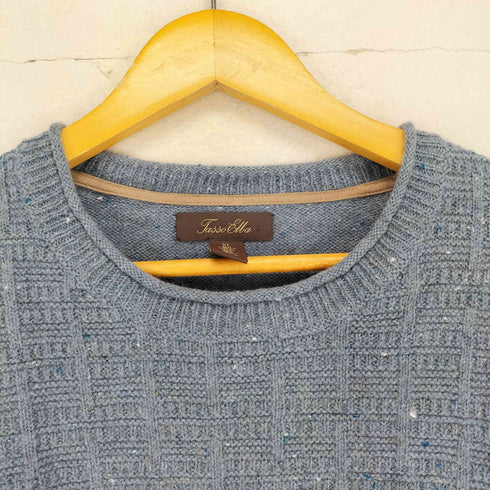 TASSO ELLA カラーネップクルーネックニット メンズ JPN:XL