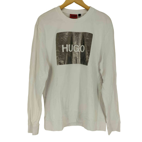 ヒューゴボス HUGO BOSS ロゴプリントクルーネックスウェット メンズ JPN:XL