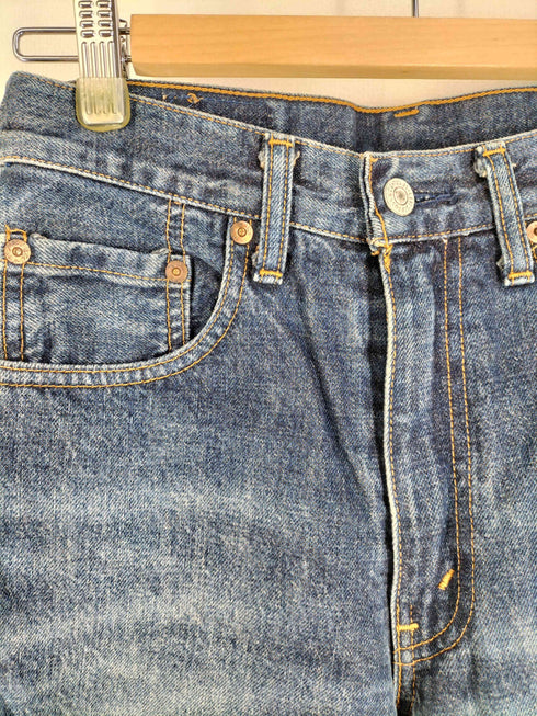 リーバイス Levis 復刻 J22刻印 日本製 502XX BIG E 紺カン ストレートデニムパンツ メンズ US:28-29