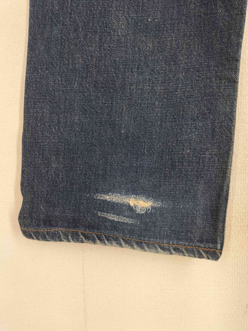 リーバイス Levis 復刻 J22刻印 日本製 502XX BIG E 紺カン ストレートデニムパンツ メンズ US:28-29