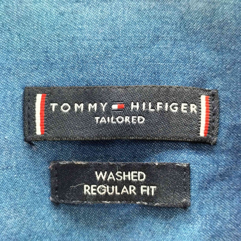 トミーヒルフィガー TOMMY HILFIGER WASHED REGULAR FIT ボタンダウンシャツ メンズ 16 1/2
