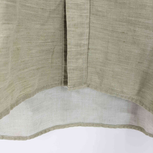 トミーヒルフィガー TOMMY HILFIGER COTTON LINEN 刺繍ロゴ シャツ メンズ XL