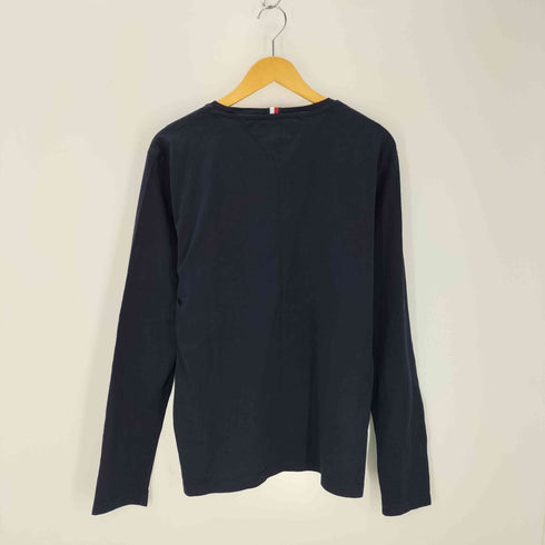 トミーヒルフィガー TOMMY HILFIGER 21SS ロゴ 刺繍 L/S クルーネック Tシャツ メンズ import:XL