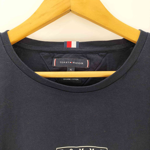 トミーヒルフィガー TOMMY HILFIGER 21SS ロゴ 刺繍 L/S クルーネック Tシャツ メンズ import:XL
