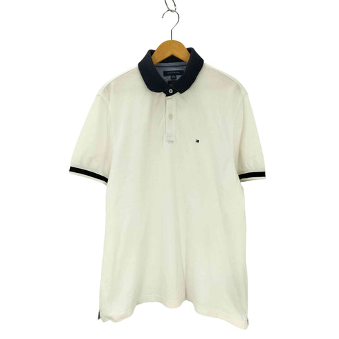 トミーヒルフィガー TOMMY HILFIGER 刺繍ロゴ ポロシャツ メンズ import:XL