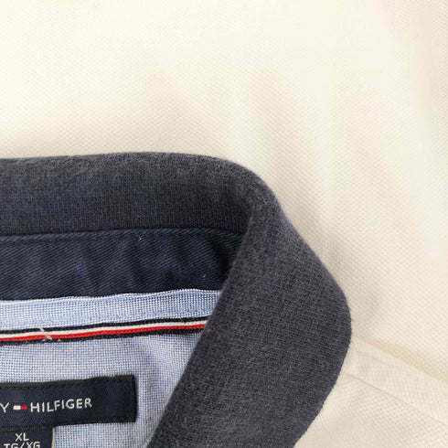 トミーヒルフィガー TOMMY HILFIGER 刺繍ロゴ ポロシャツ メンズ import:XL