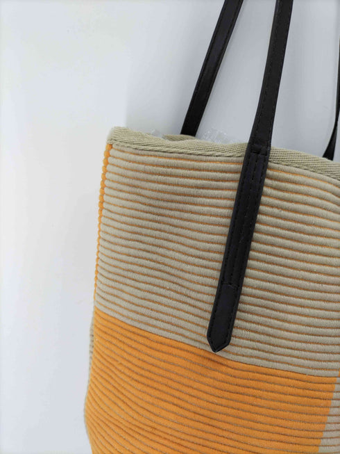 ザラ ZARA リネン トートバッグ LINEN TOTE BAG レディース