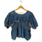 パピエ papier Denim Louise blouse レディース FREE