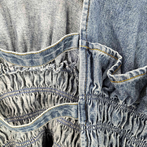 パピエ papier Denim Louise blouse レディース FREE