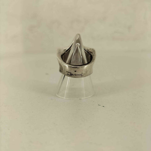 ウノピュウノウグァーレトレ 1PIU1UGUALE3 WOLF'S HEAD SILVER STAR RING 925刻印 メンズ 7号