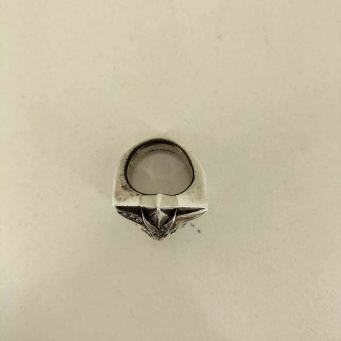ウノピュウノウグァーレトレ 1PIU1UGUALE3 WOLF'S HEAD SILVER STAR RING 925刻印 メンズ 7号