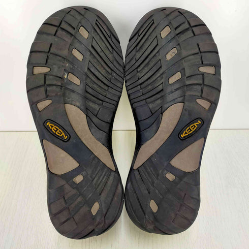 キーン KEEN Brown Leather Slip On Walking メンズ 26.5