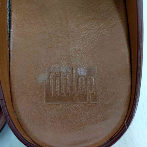 フィットフロップ fitflop レザースリッポン レディース US:6