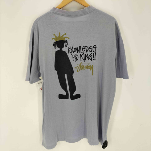 ステューシー Stussy 黒タグ シャドーマン シングルステッチ Tシャツ メンズ JPN:L