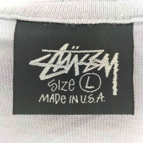 ステューシー Stussy 黒タグ シャドーマン シングルステッチ Tシャツ メンズ JPN:L