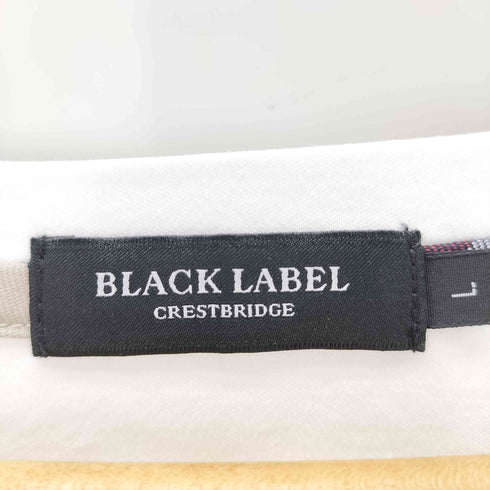 ブラックレーベルクレストブリッジ BLACK LABEL CRESTBRIDGE Vネック 半袖 カットソー メンズ L