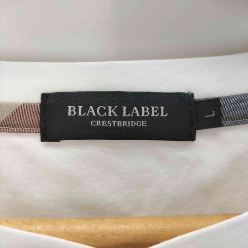 ブラックレーベルクレストブリッジ BLACK LABEL CRESTBRIDGE ヘンリーネック 半袖 カットソー メンズ L