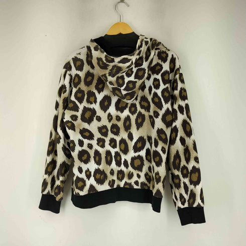 サスクワァッチファブリックス SASQUATCHfabrix. レオパード柄 ジップアップパーカー メンズ import:M