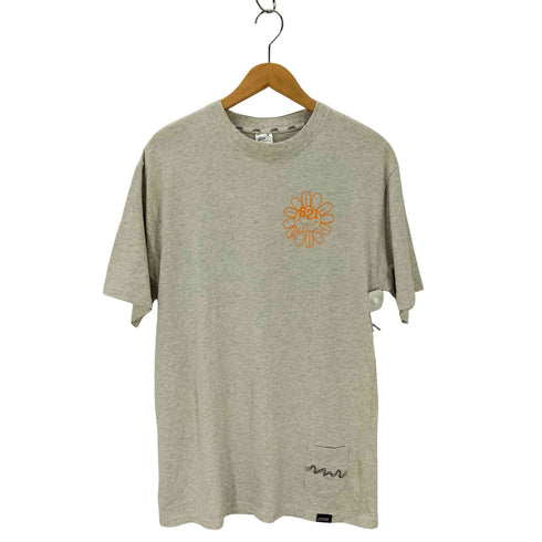 レフラー Leflah 両面プリント クルーネック Tシャツ メンズ L