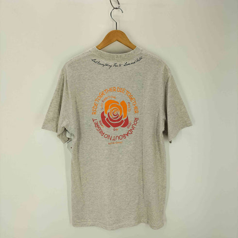 レフラー Leflah 両面プリント クルーネック Tシャツ メンズ L