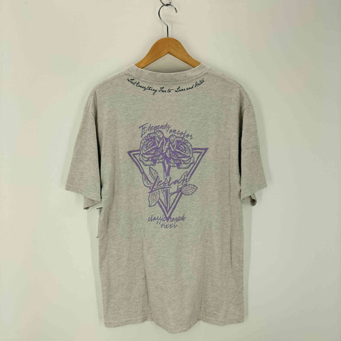 レフラー Leflah 両面プリント クルーネック Tシャツ メンズ L
